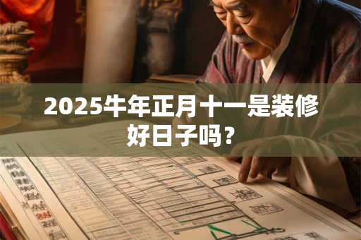 2025牛年正月十一是装修好日子吗？
