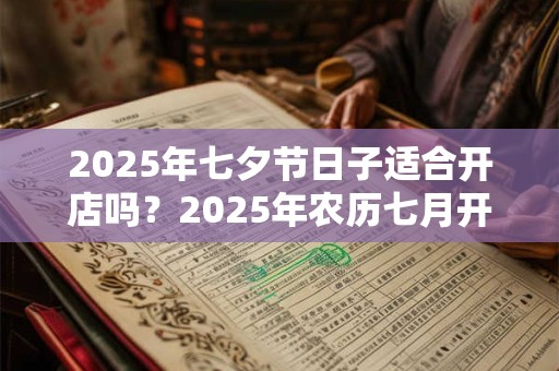 2025年七夕节日子适合开店吗？2025年农历七月开业吉日？