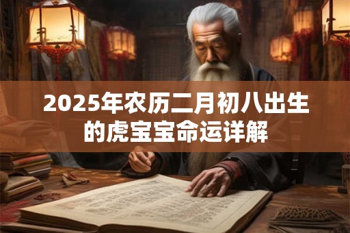 详细阅读:2025年农历二月初八出生的虎宝宝命运详解 2025年农历二月初八出生的虎宝宝命运详解