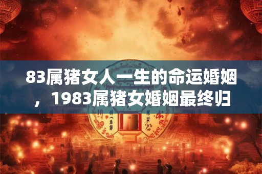 83属猪女人一生的命运婚姻，1983属猪女婚姻最终归宿