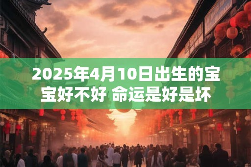 2025年4月10日出生的宝宝好不好 命运是好是坏