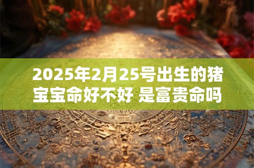 2025年2月25号出生的猪宝宝命好不好 是富贵命吗