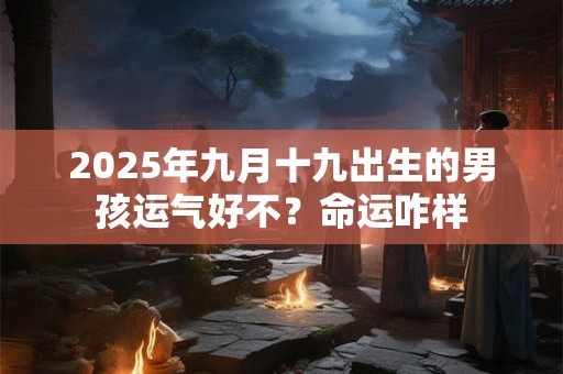 2025年九月十九出生的男孩运气好不？命运咋样