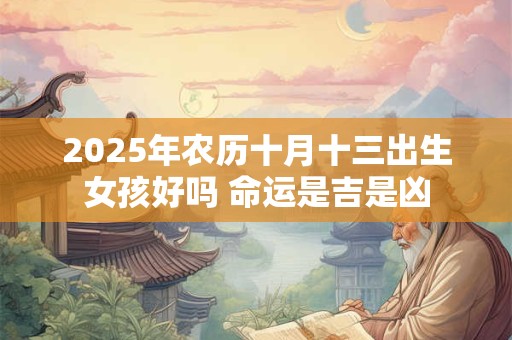 2025年农历十月十三出生女孩好吗 命运是吉是凶