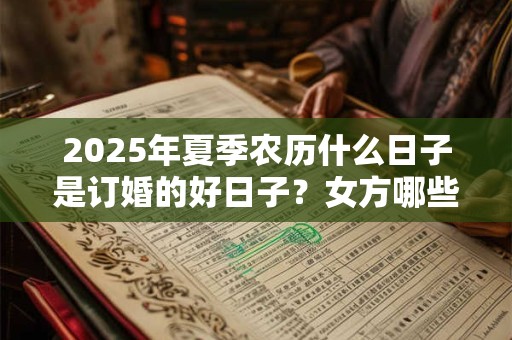 2025年夏季农历什么日子是订婚的好日子？女方哪些亲戚参加