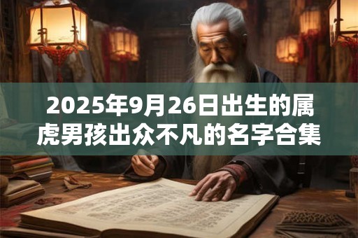 2025年9月26日出生的属虎男孩出众不凡的名字合集