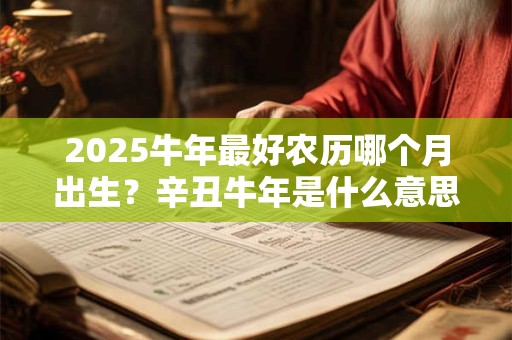 2025牛年最好农历哪个月出生？辛丑牛年是什么意思？