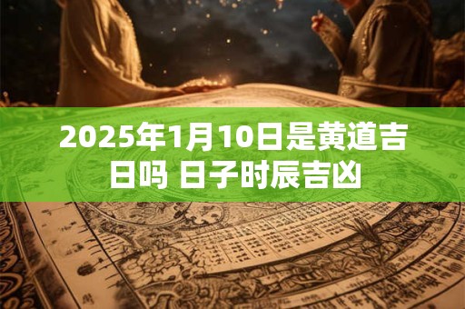2025年1月10日是黄道吉日吗 日子时辰吉凶