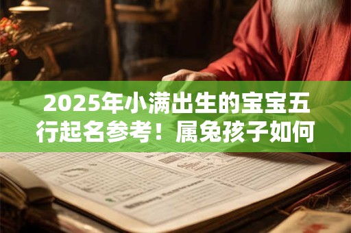 2025年小满出生的宝宝五行起名参考！属兔孩子如何取名