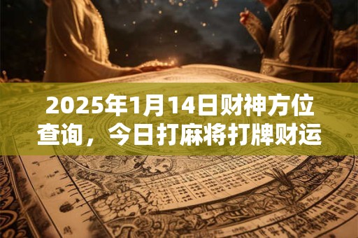 2025年1月14日财神方位查询,今日打麻将打牌财运方位 2025年1月14日财神方位查询,今日打麻将打牌财运方位