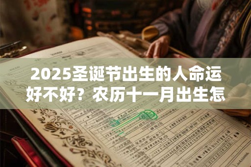 2025圣诞节出生的人命运好不好？农历十一月出生怎么样