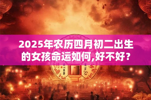 2025年农历四月初二出生的女孩命运如何,好不好？