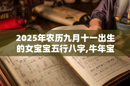 2025年农历九月十一出生的女宝宝五行八字,牛年宝宝名字分享