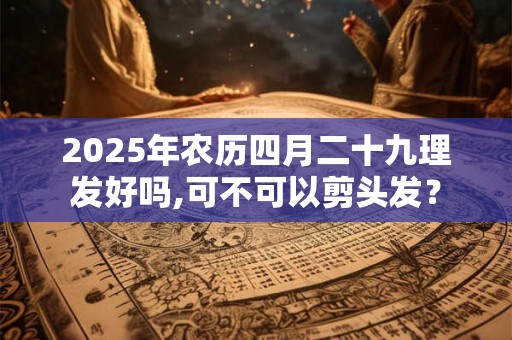 2025年农历四月二十九理发好吗,可不可以剪头发？
