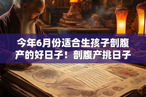 今年6月份适合生孩子剖腹产的好日子！剖腹产挑日子迷信吗