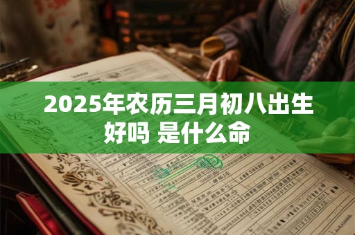2025年农历三月初八出生好吗 是什么命