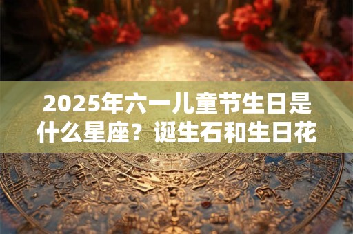 2025年六一儿童节生日是什么星座？诞生石和生日花查询