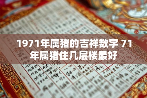 1971年属猪的吉祥数字 71年属猪住几层楼最好