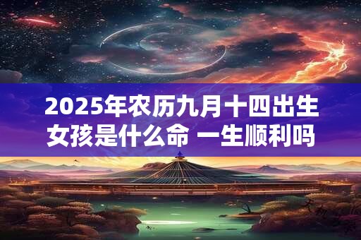 2025年农历九月十四出生女孩是什么命 一生顺利吗