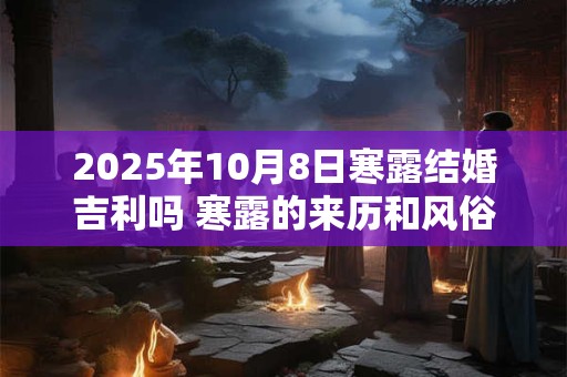 2025年10月8日寒露结婚吉利吗 寒露的来历和风俗