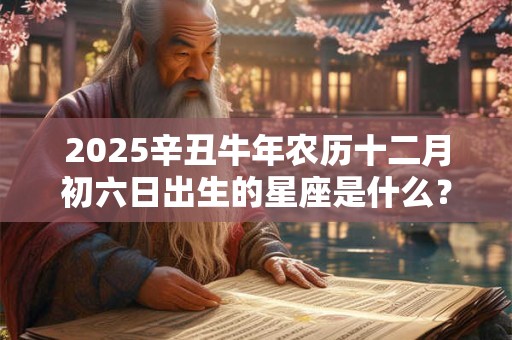 2025辛丑牛年农历十二月初六日出生的星座是什么？
