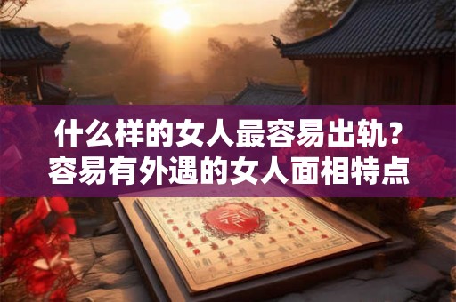 什么样的女人最容易出轨？容易有外遇的女人面相特点