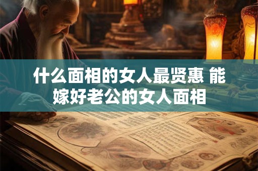 什么面相的女人最贤惠 能嫁好老公的女人面相
