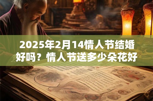 2025年2月14情人节结婚好吗？情人节送多少朵花好？