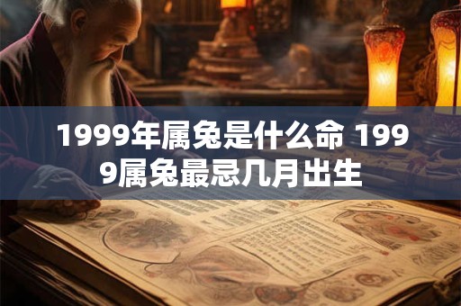 1999年属兔是什么命 1999属兔最忌几月出生