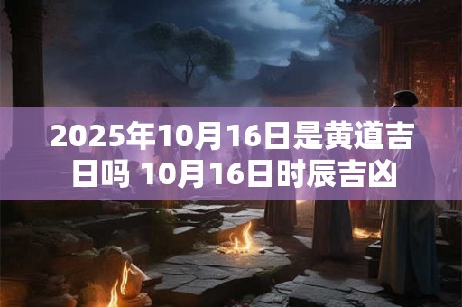 2025年10月16日是黄道吉日吗 10月16日时辰吉凶