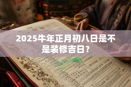2025牛年正月初八日是不是装修吉日？