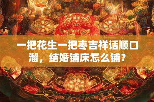 一把花生一把枣吉祥话顺口溜，结婚铺床怎么铺？