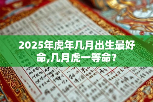2025年虎年几月出生最好命,几月虎一等命？