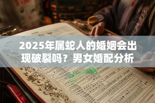 2025年属蛇人的婚姻会出现破裂吗？男女婚配分析