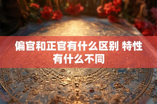 偏官和正官有什么区别 特性有什么不同