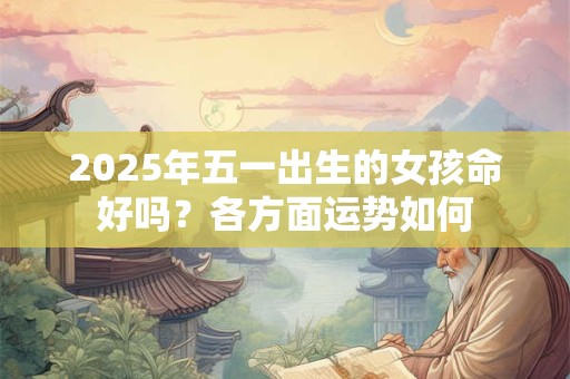 2025年五一出生的女孩命好吗？各方面运势如何