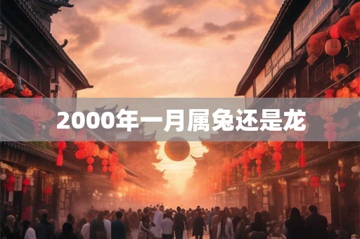 2000年一月属兔还是龙
