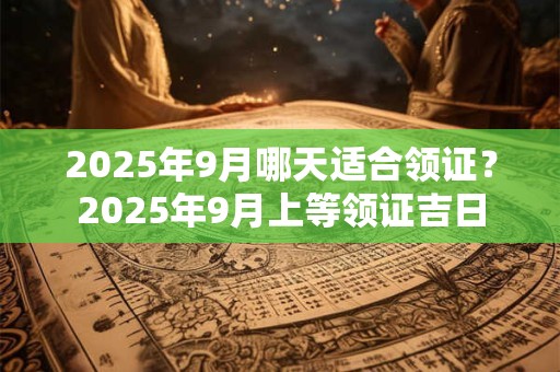 2026年9月哪天适合领证？2026年9月上等领证吉日