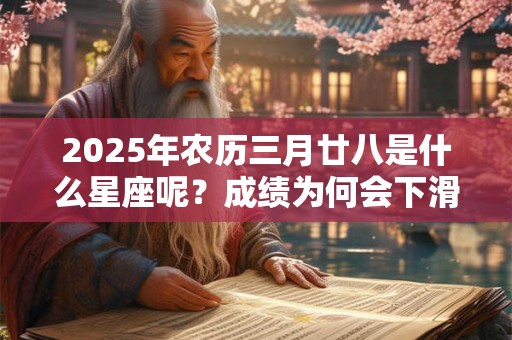 2025年农历三月廿八是什么星座呢？成绩为何会下滑？
