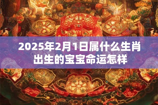 详细阅读:2025年2月1日属什么生肖 出生的宝宝命运怎样 2025年2月1日属什么生肖 出生的宝宝命运怎样