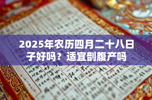2025年农历四月二十八日子好吗？适宜剖腹产吗