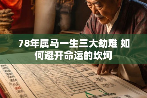 78年属马一生三大劫难 如何避开命运的坎坷