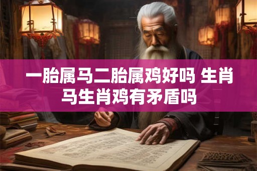 详细阅读:一胎属马二胎属鸡好吗 生肖马生肖鸡有矛盾吗 一胎属马二胎属鸡好吗 生肖马生肖鸡有矛盾吗
