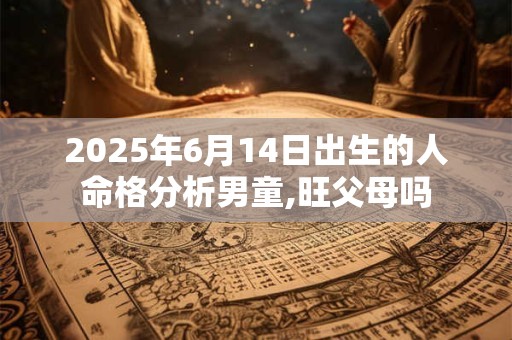 2025年6月14日出生的人命格分析男童,旺父母吗