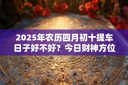 2025年农历四月初十提车日子好不好？今日财神方位？
