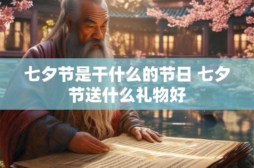 七夕节是干什么的节日 七夕节送什么礼物好