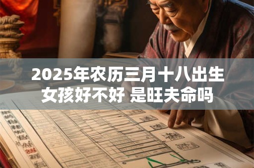 2025年农历三月十八出生女孩好不好 是旺夫命吗