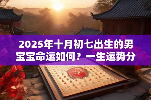 2025年十月初七出生的男宝宝命运如何？一生运势分析