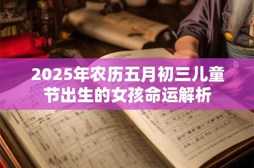 2025年农历五月初三儿童节出生的女孩命运解析