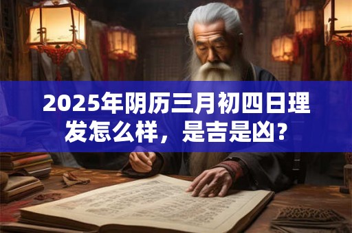 2025年阴历三月初四日理发怎么样，是吉是凶？